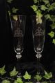 Galway Crystal Celtic Design Champagne Flutes(Pair)