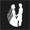 Bride and Groom Silhouette